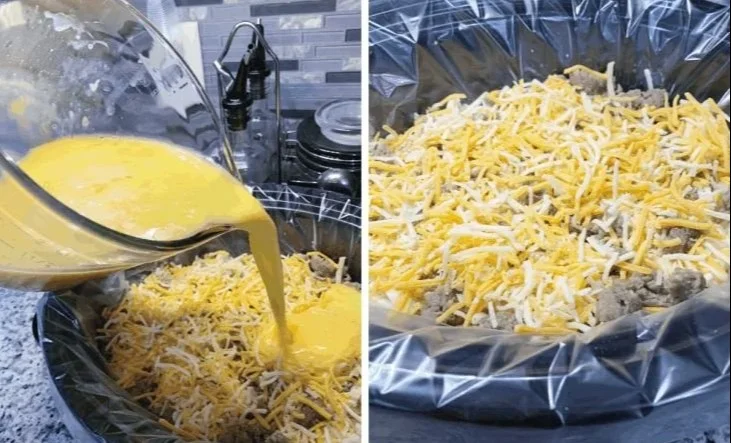 Overnight Slow Cooker Breakfast Casserole