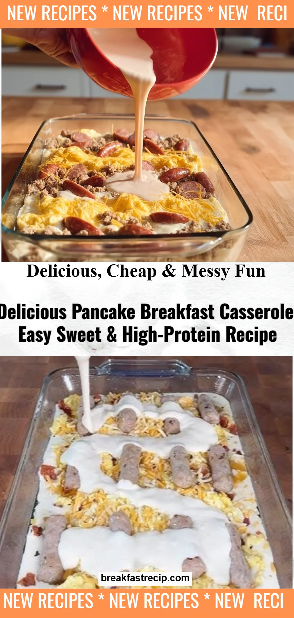 Pancake Breakfast Casserole 5 Pancake Breakfast Casserole