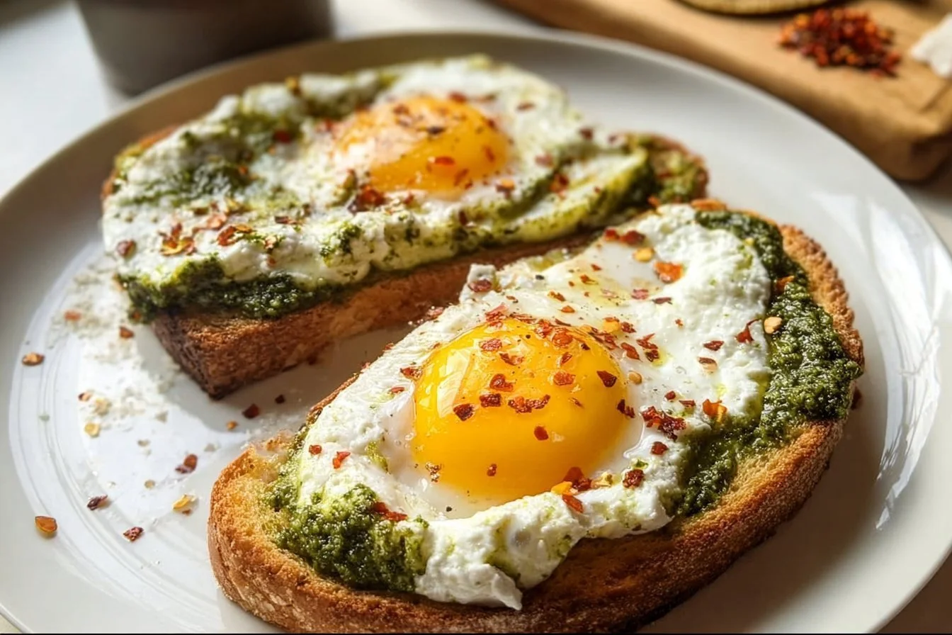 Pesto Eggs 6 Pesto Eggs