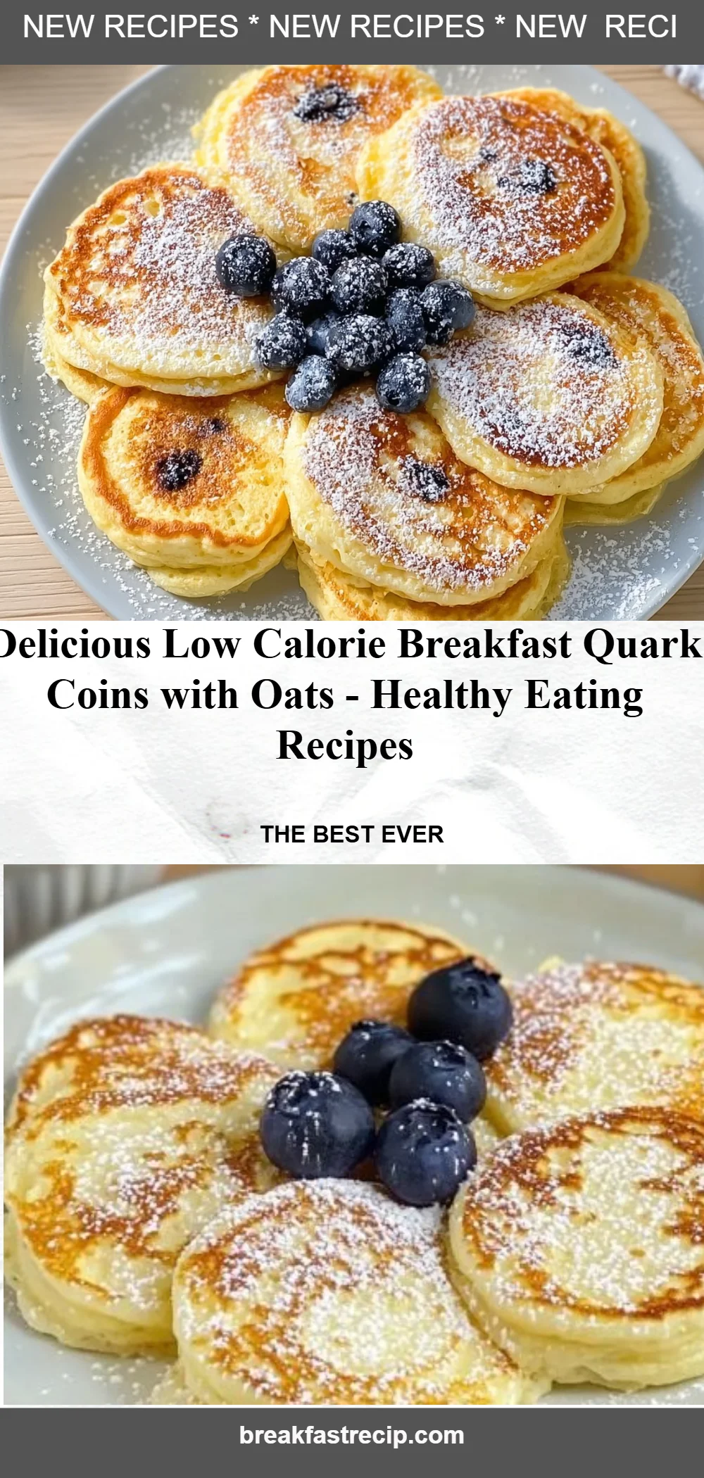 Quark Coins with Oats 5 Quark Coins with Oats