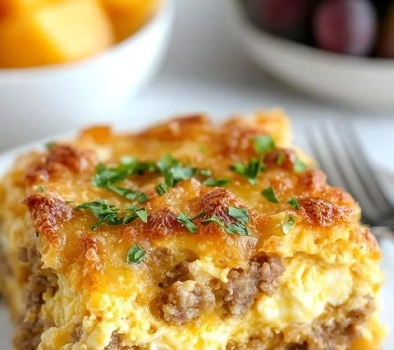 Quick Overnight Sausage and Egg Casserole 5 Quick Overnight Sausage and Egg Casserole