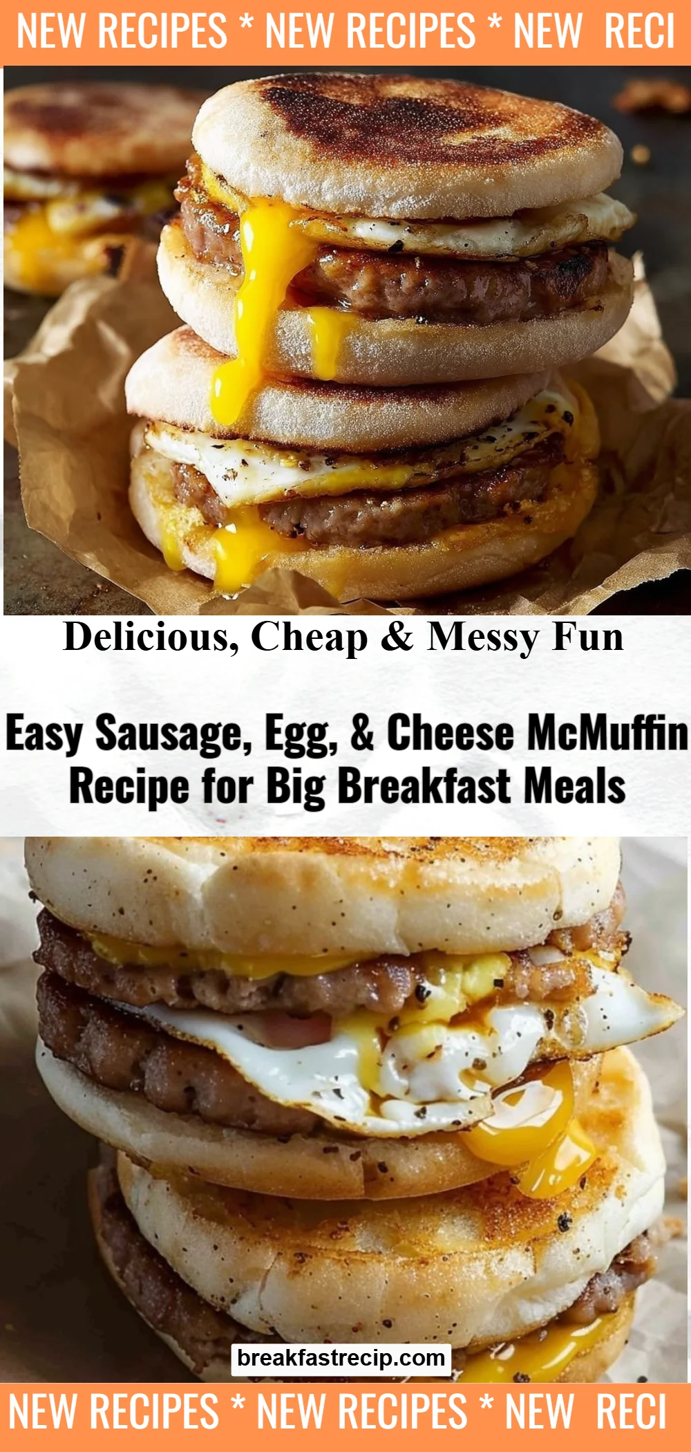Sausage, Egg, & Cheese McMuffin 5 Sausage, Egg, & Cheese McMuffin