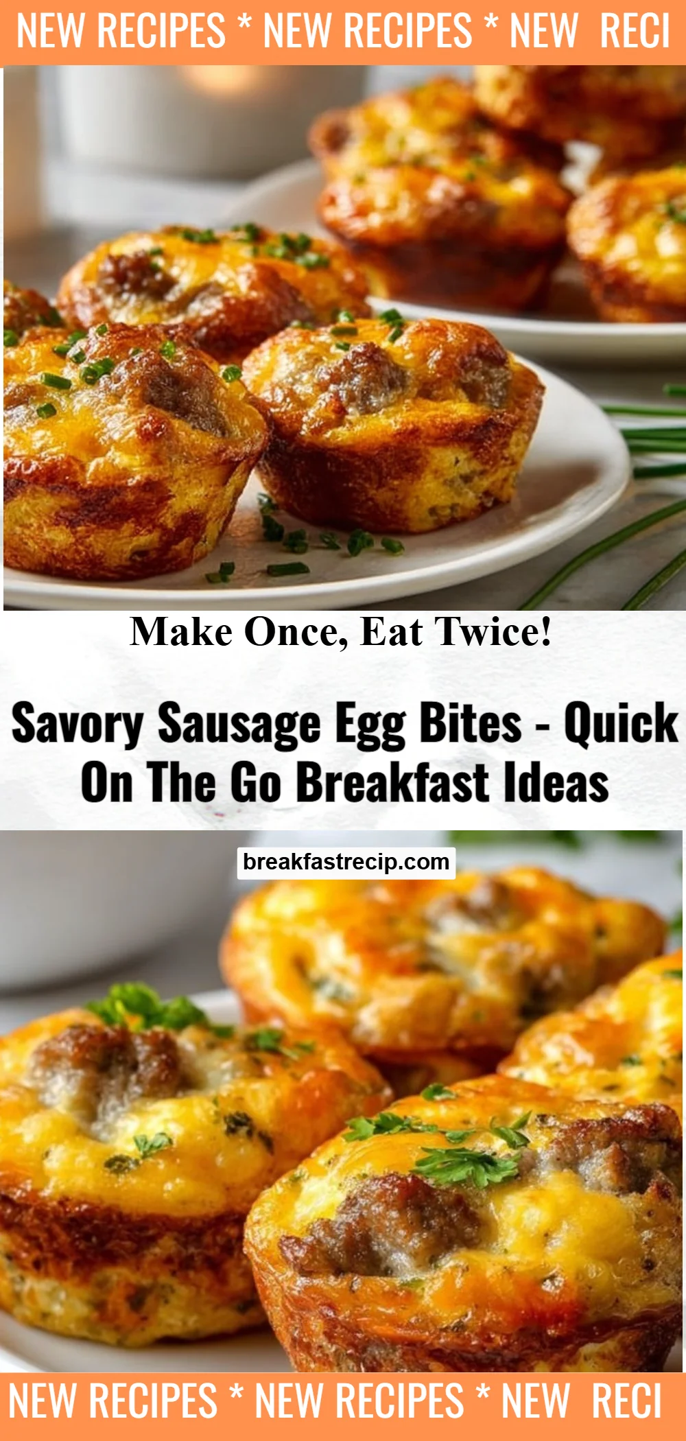 Savory Sausage Egg Bites 6 Savory Sausage Egg Bites