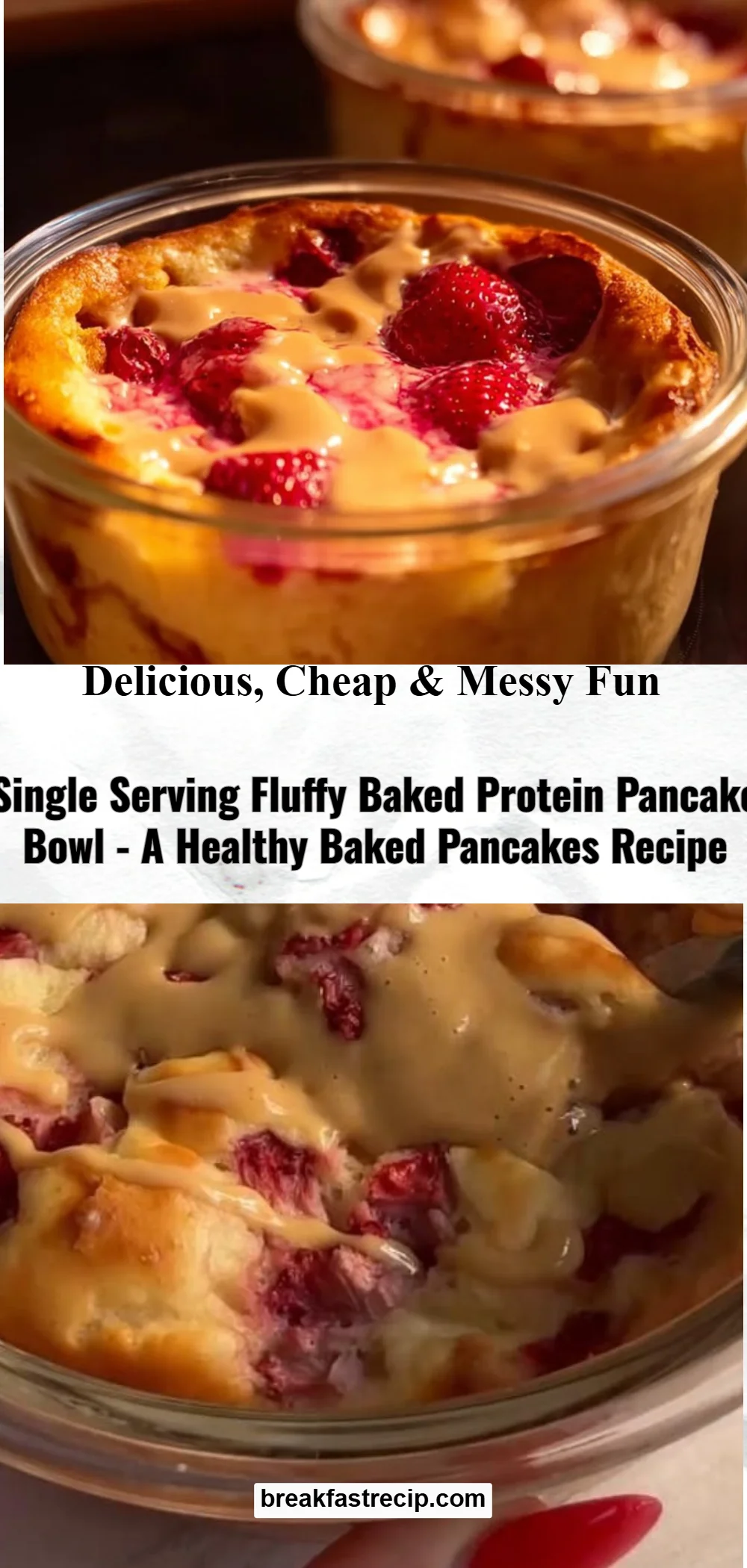 Single Serving Fluffy Baked Protein Pancake Bowl 5 Single Serving Fluffy Baked Protein Pancake Bowl