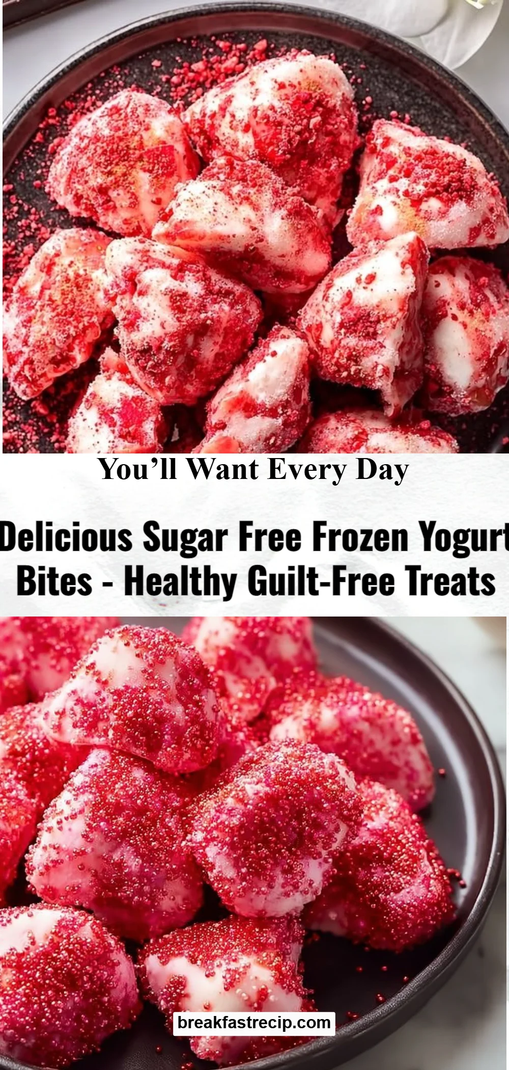 Tasty Sugar Free Frozen Yogurt Bites
