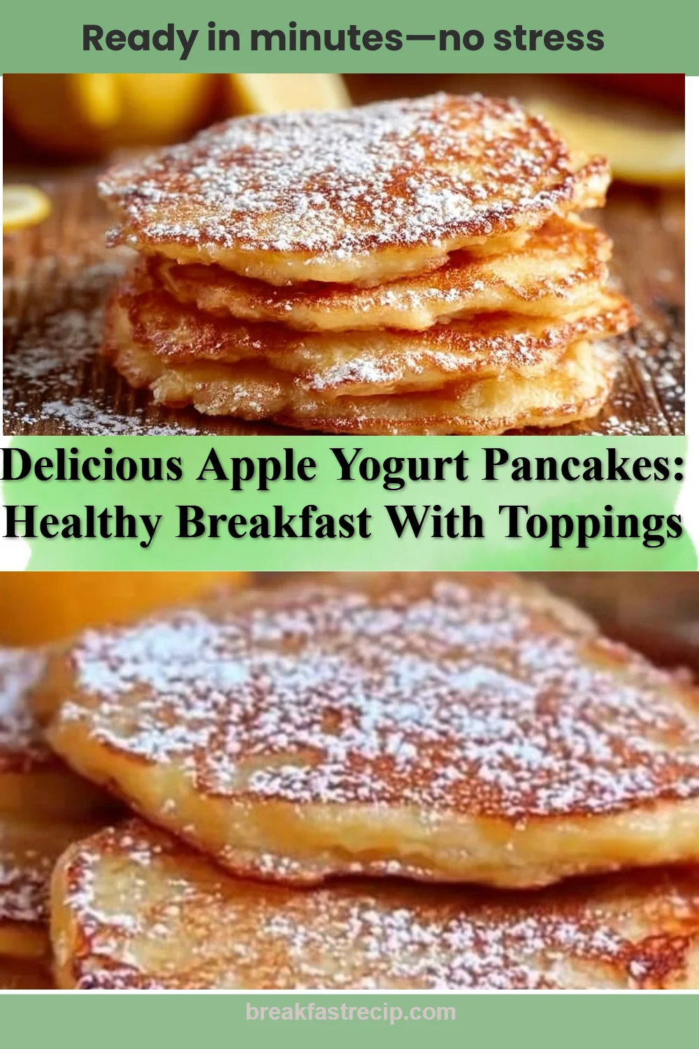 Apple Yogurt Pancakes