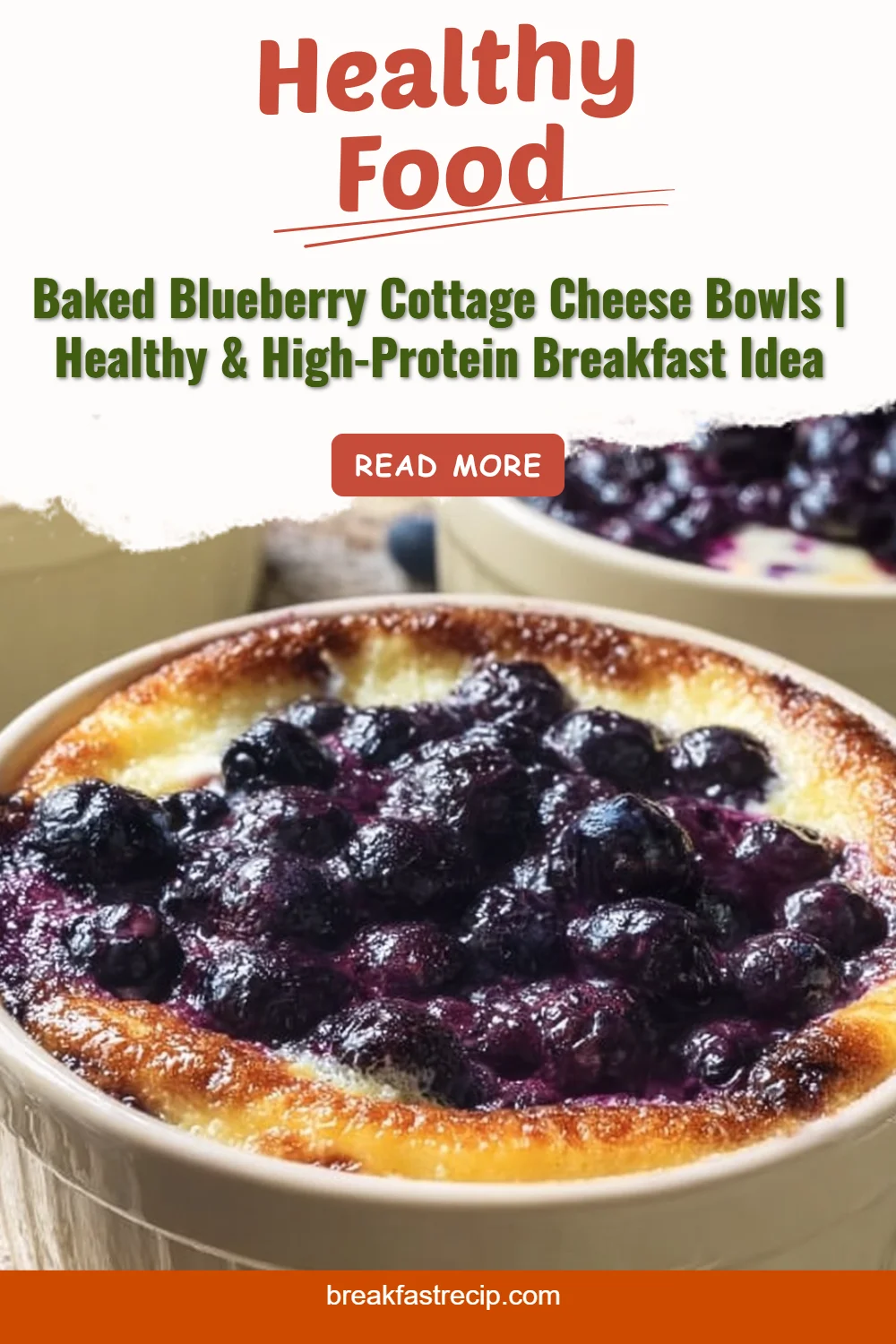 Baked Blueberry Cottage Cheese Bowls 5 Baked Blueberry Cottage Cheese Bowls