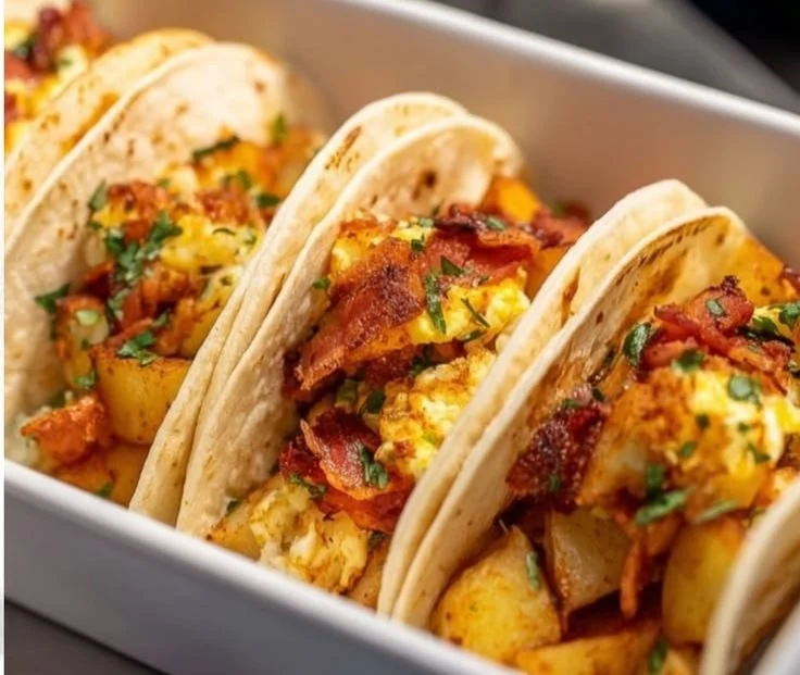 Baked Breakfast Tacos