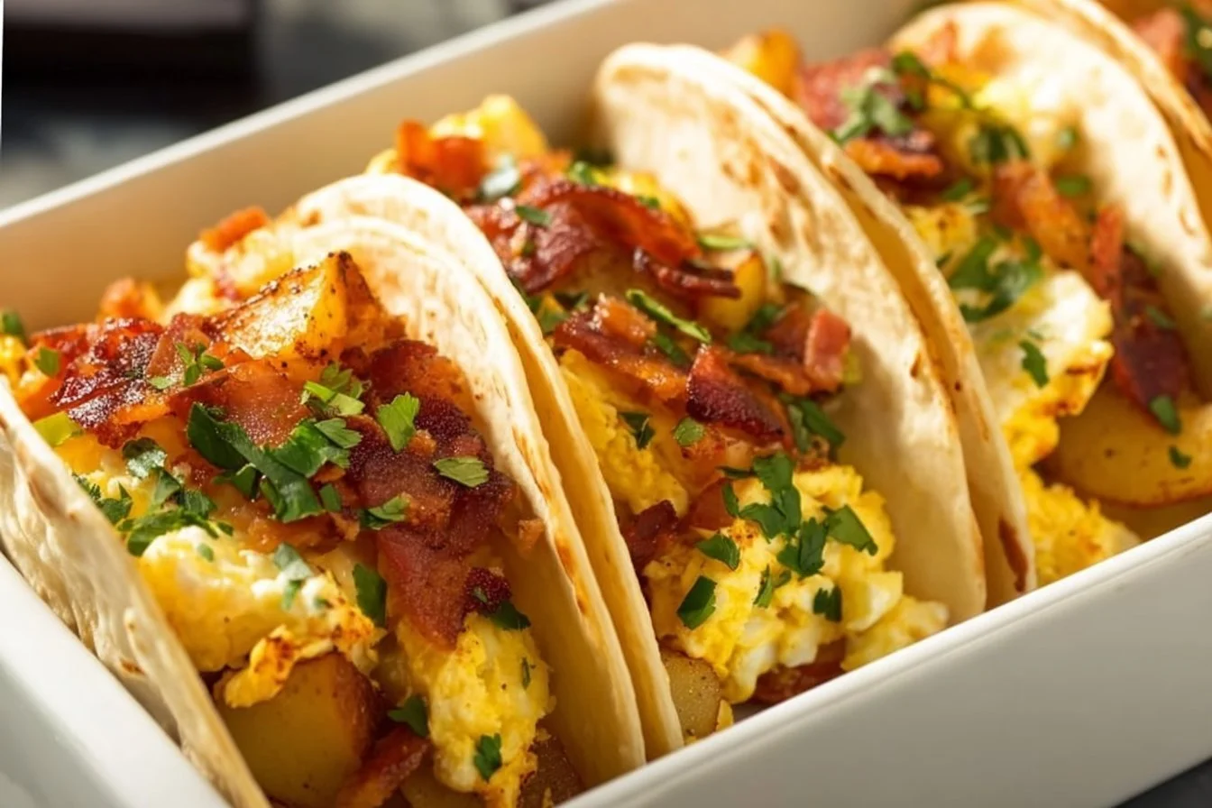 Baked Breakfast Tacos