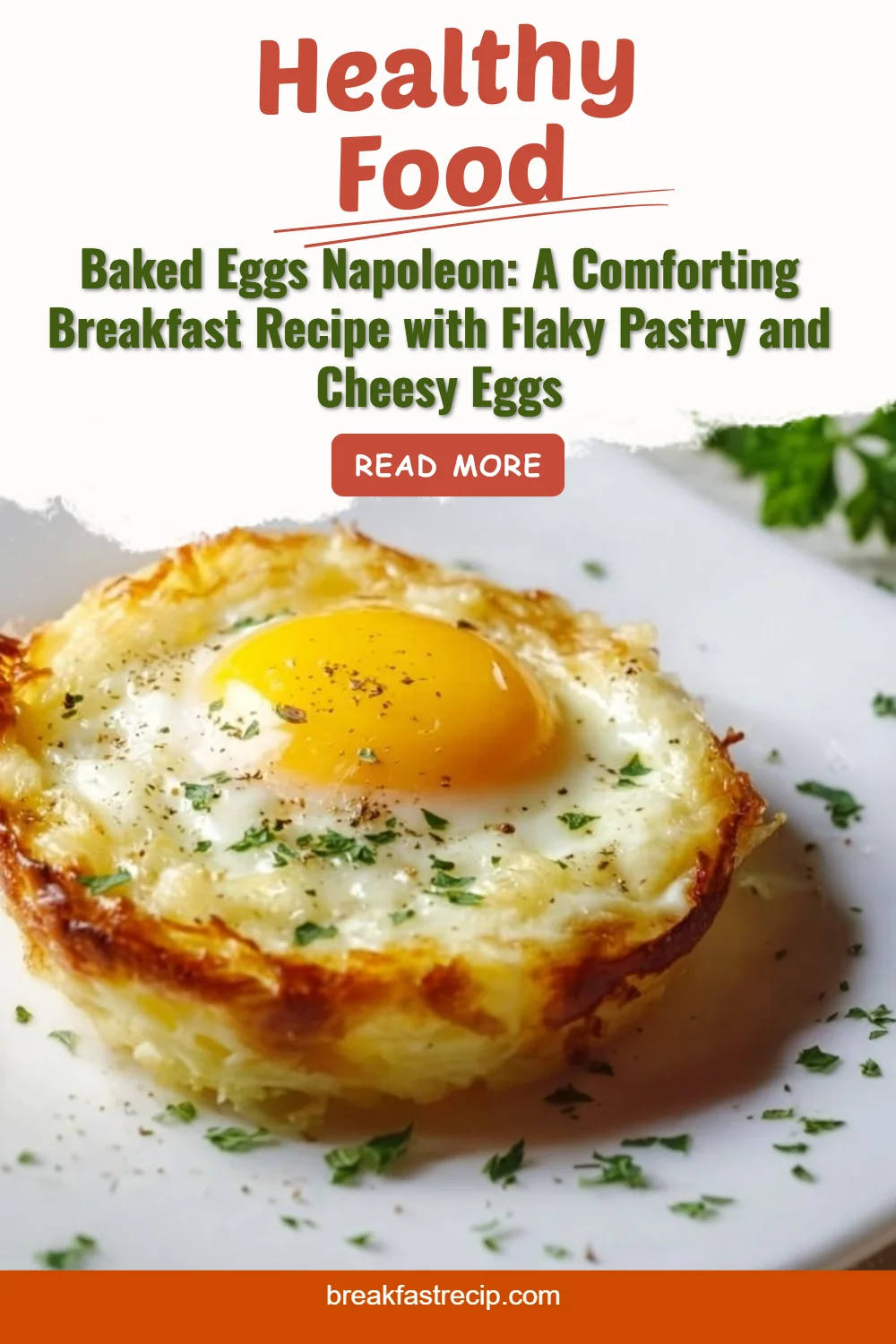 Baked Eggs Napoleon