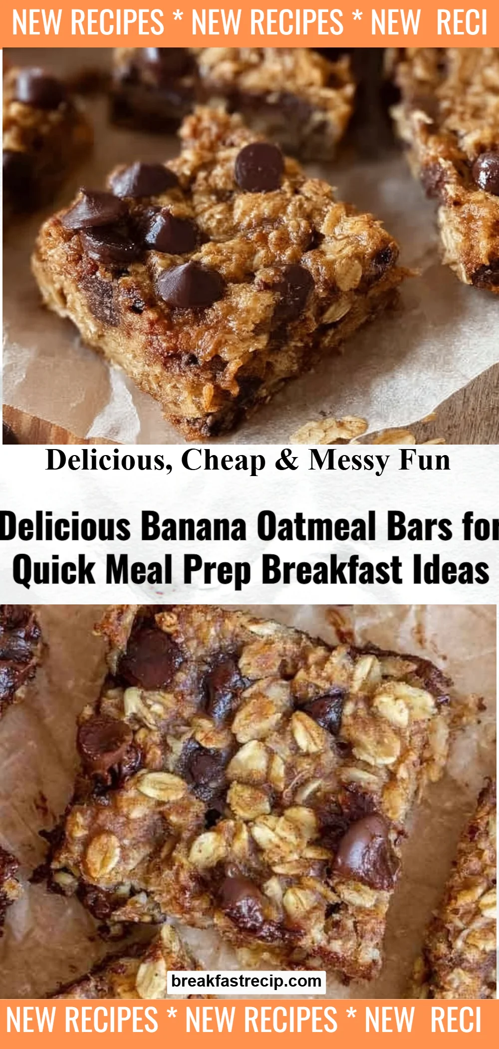 Banana Oatmeal Bars