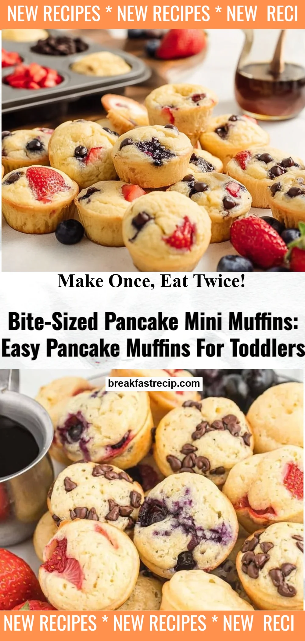 Bite-Sized Pancake Mini Muffins 6 Bite-Sized Pancake Mini Muffins