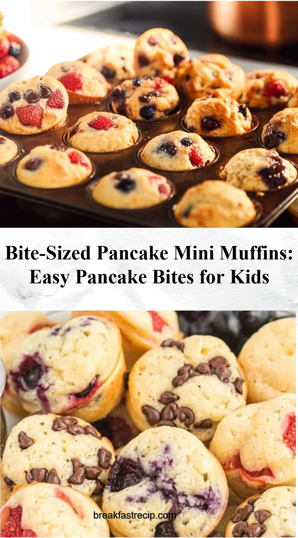 Bite-Sized Pancake Mini Muffins
