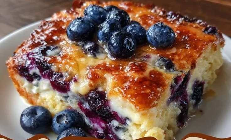 Blueberry Buttermilk Pancake Casserole