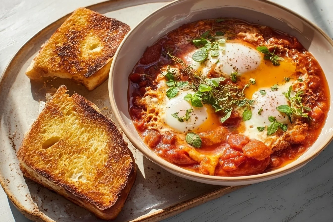 Breakfast Egg Muffins 4 Delicious breakfast egg muffins filled with vegetables and cheese.