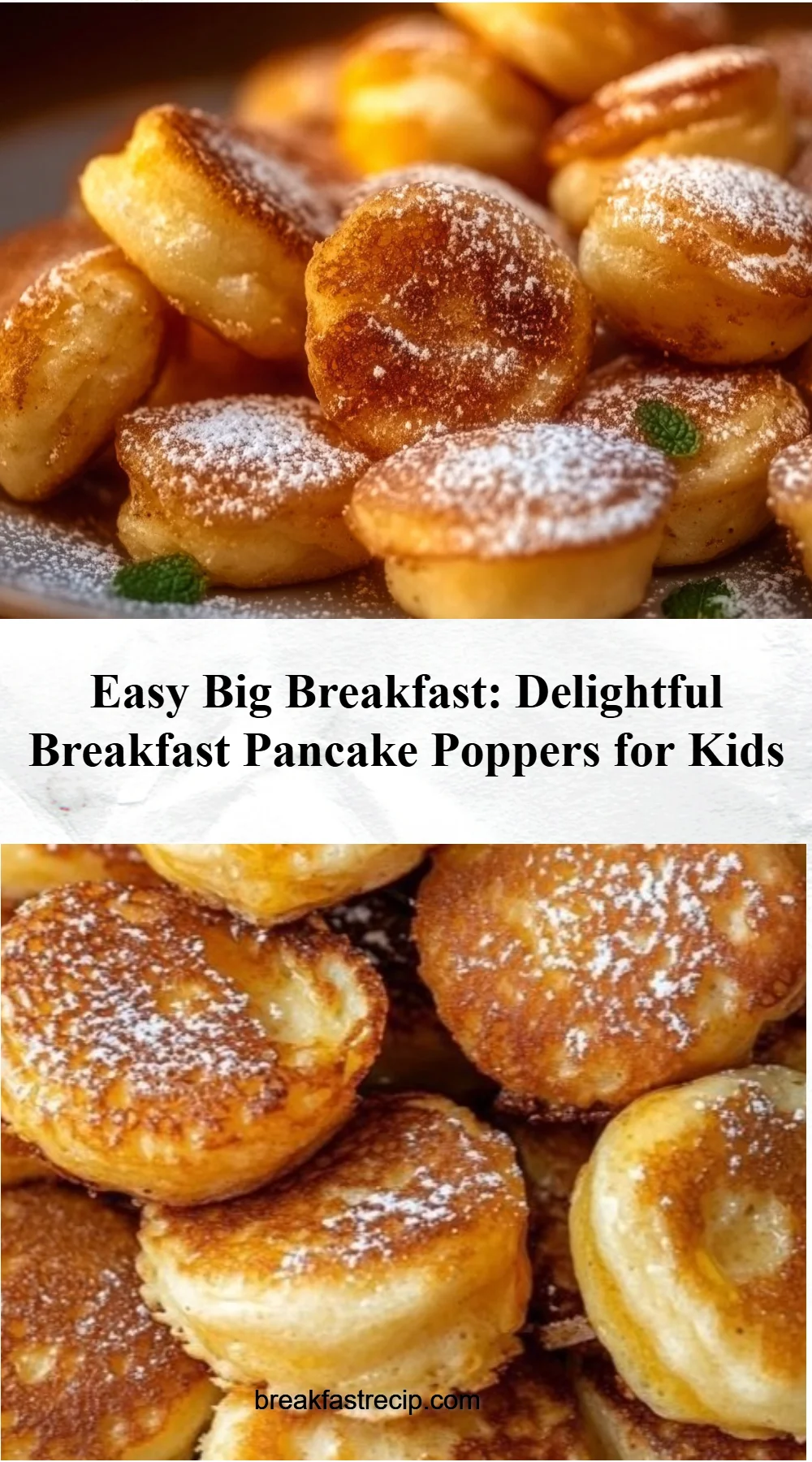 Breakfast Pancake Poppers