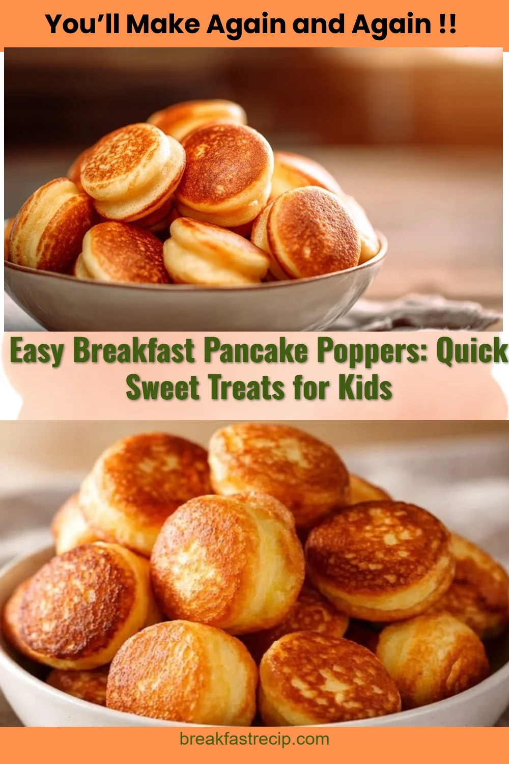 Breakfast Pancake Poppers 6 Breakfast Pancake Poppers