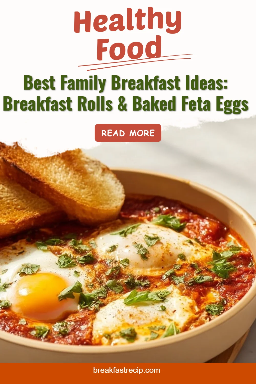 Breakfast Rolls and Baked Feta Eggs 6 Breakfast Rolls and Baked Feta Eggs