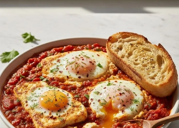 Breakfast Rolls and Baked Feta Eggs 8 Breakfast Rolls and Baked Feta Eggs