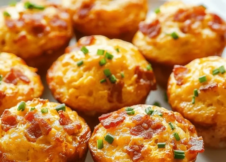 Cheddar Bacon Muffins 5 Cheddar Bacon Muffins