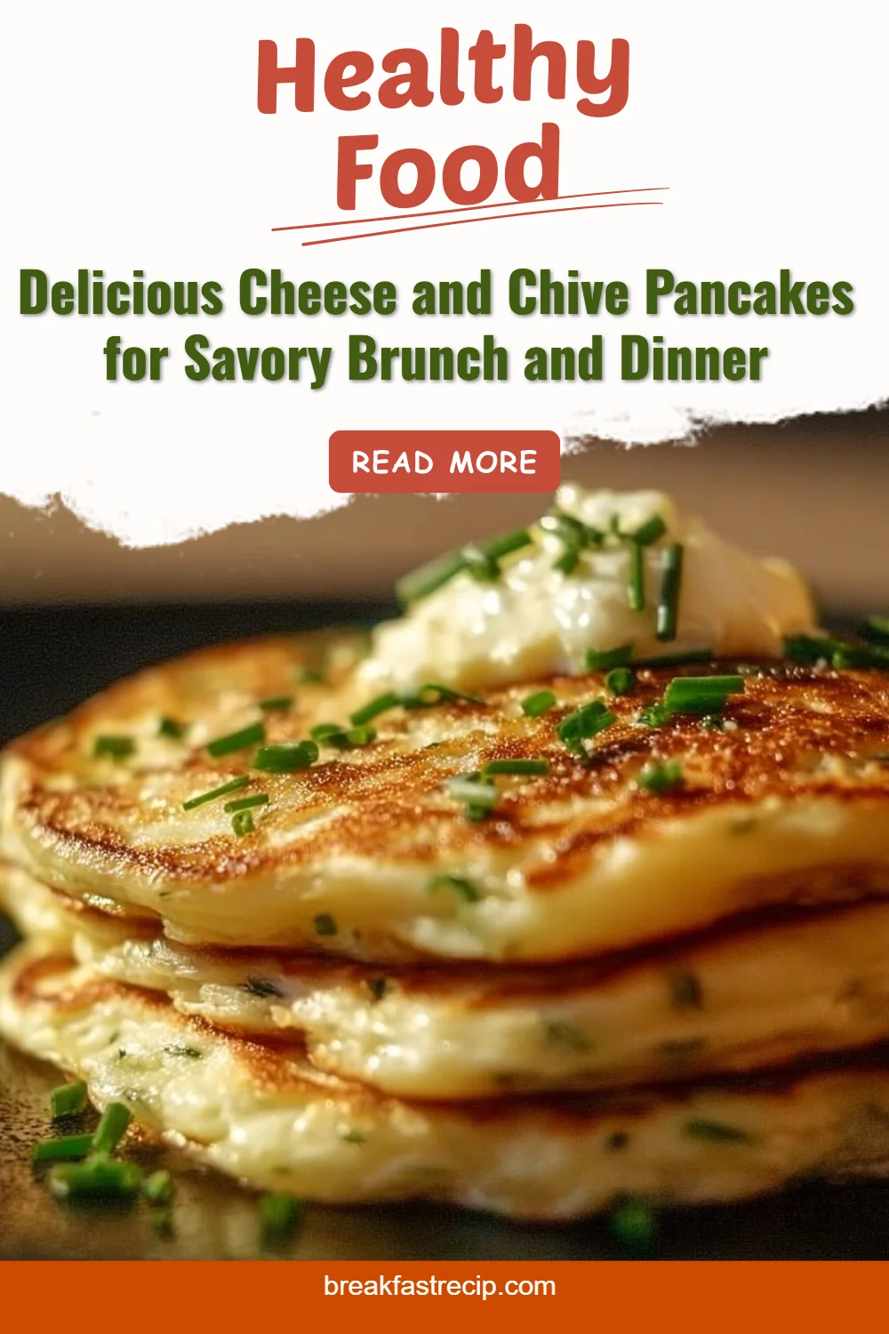 Cheese and Chive Pancakes