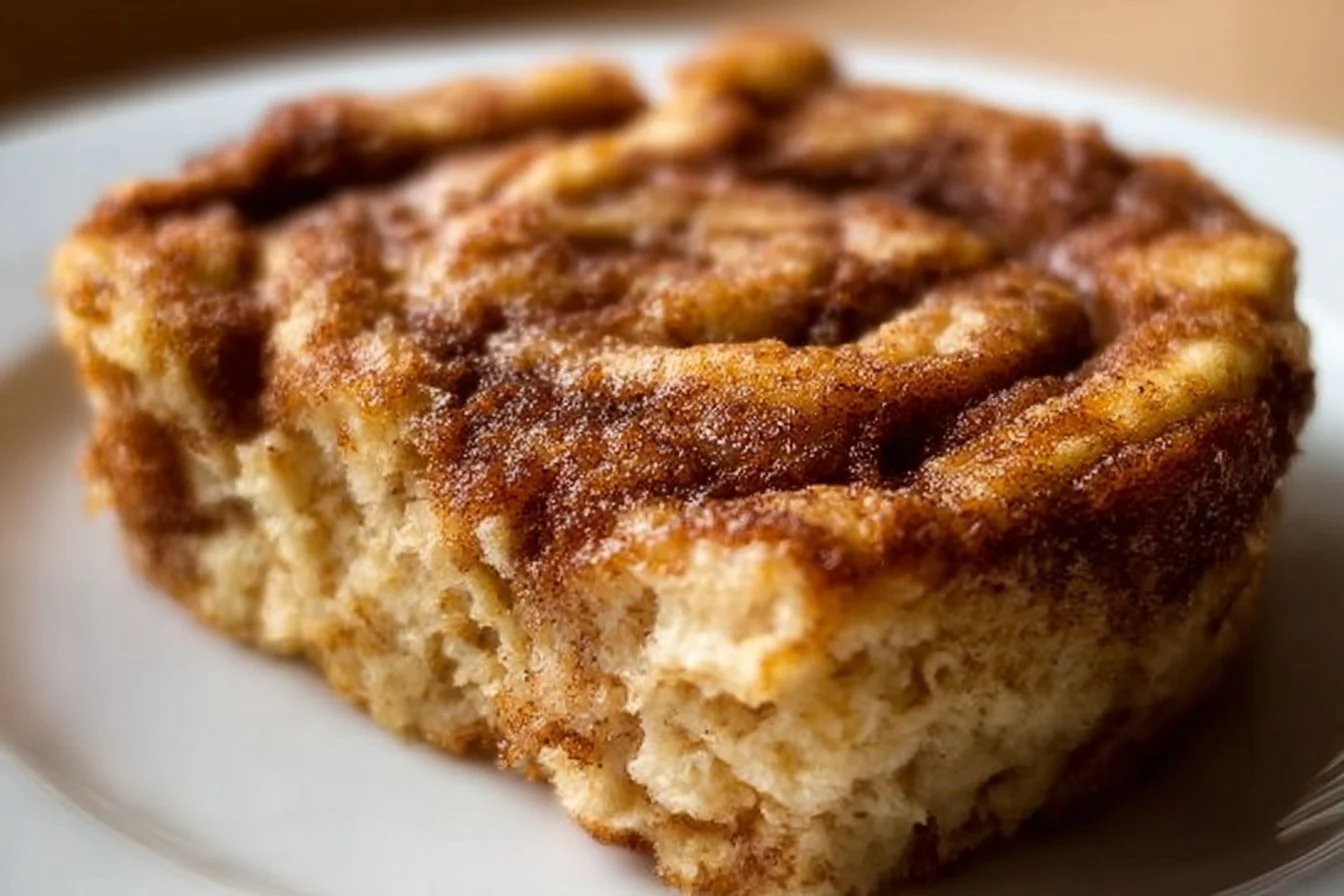 Cinnamon Roll Baked Oatmeal Squares