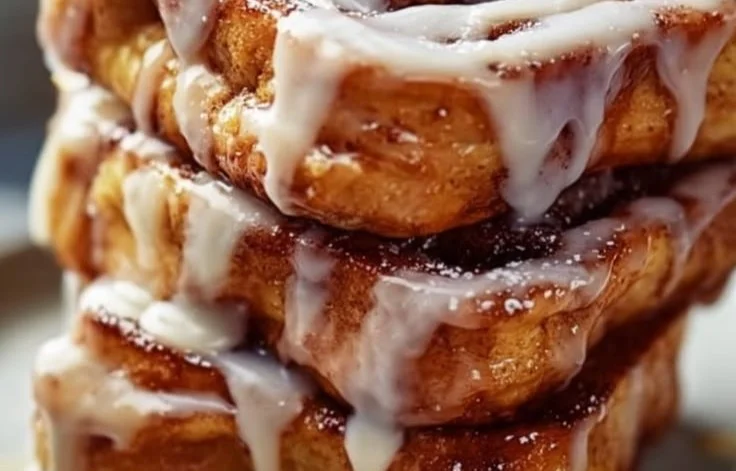 Cinnamon Roll French Toast 8 Cinnamon Roll French Toast