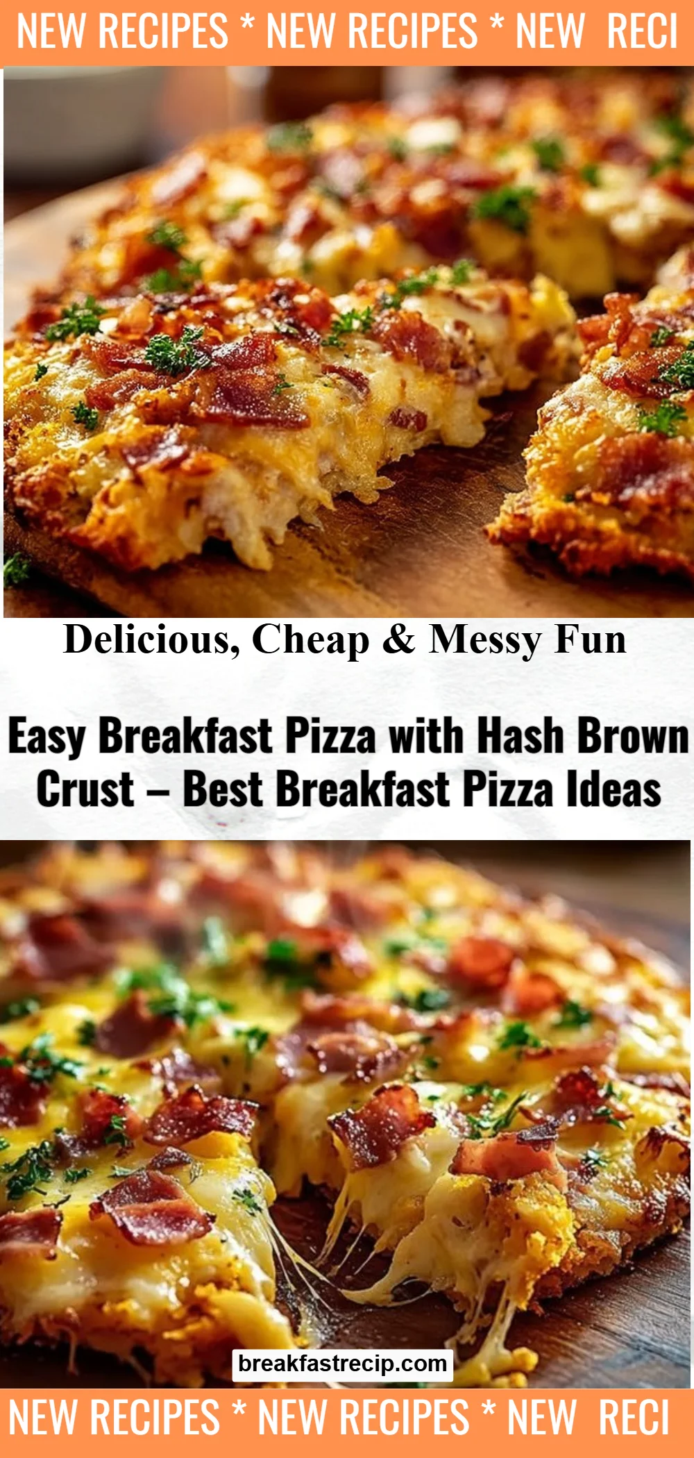 Easy Breakfast Pizza with Hash Brown Crust 6 Easy Breakfast Pizza with Hash Brown Crust