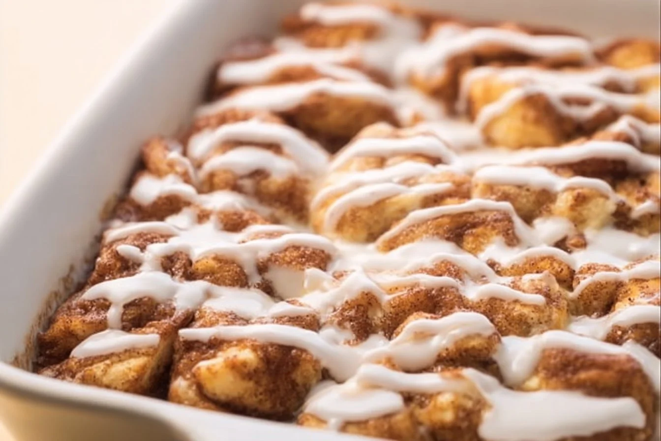 Easy Cinnamon Roll Casserole 7 Easy Cinnamon Roll Casserole