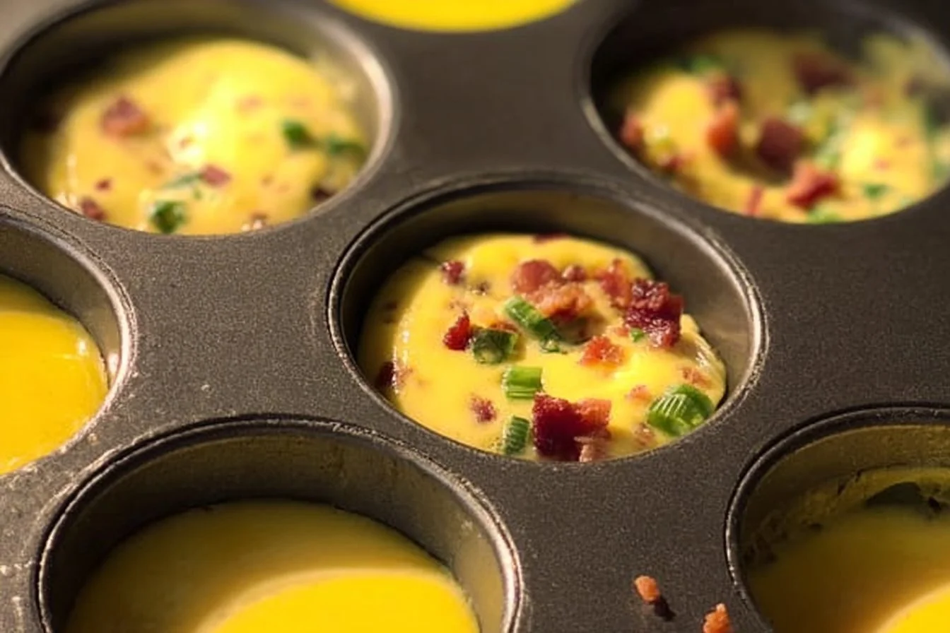Delicious and easy homemade egg bites served in a breakfast bowl.