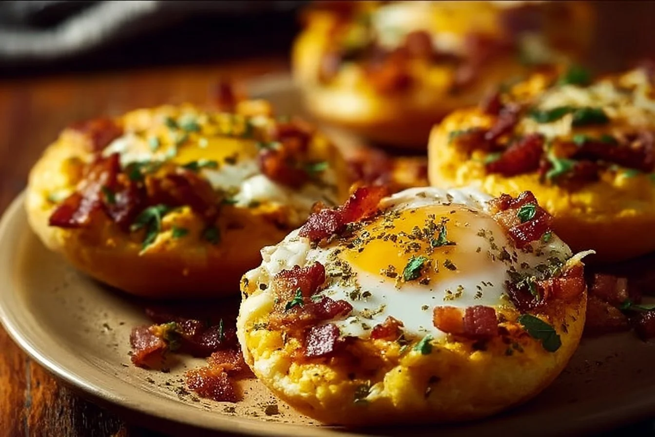 Easy English Muffin Breakfast Pizza 6 Easy English Muffin Breakfast Pizza