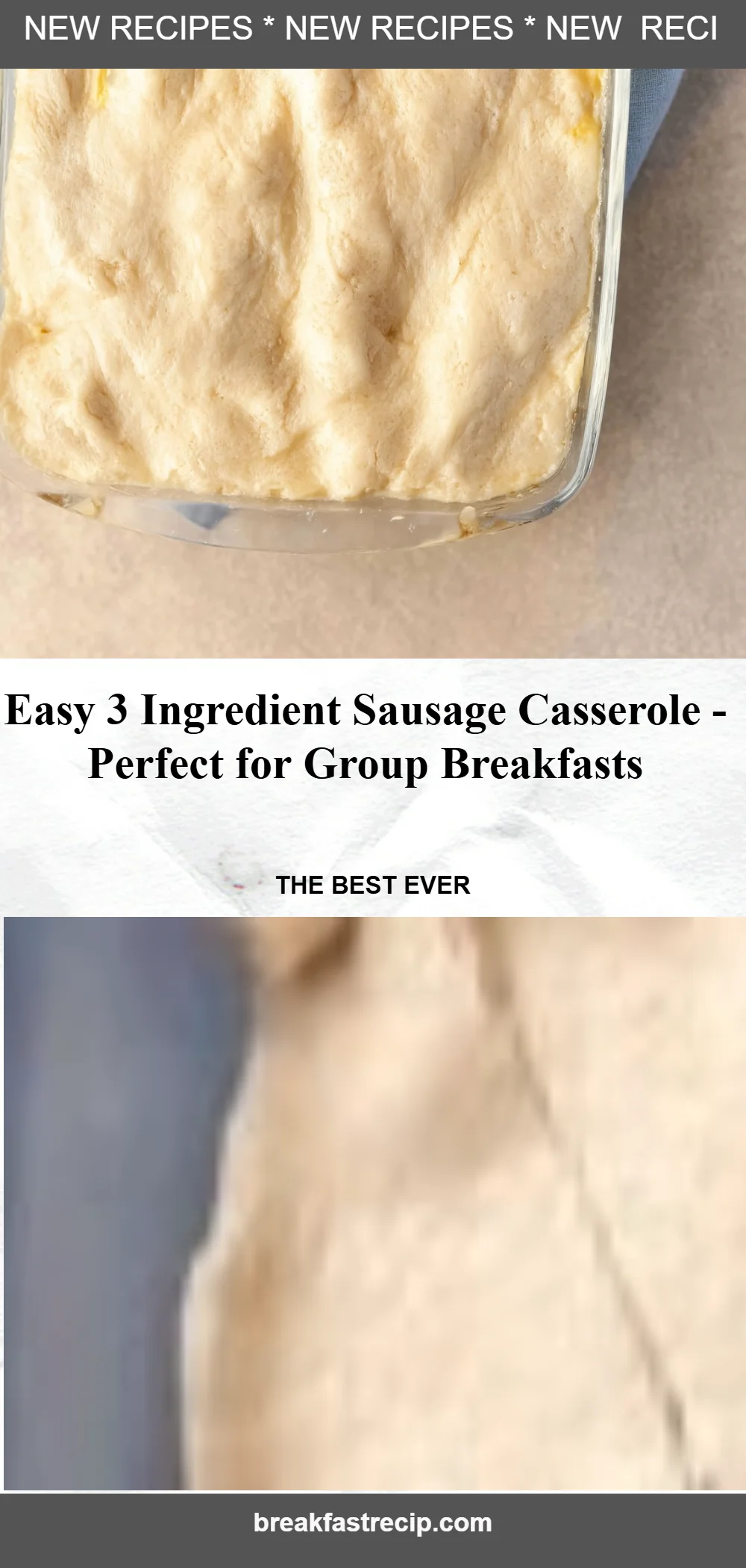 Easy Sausage Breakfast Casserole