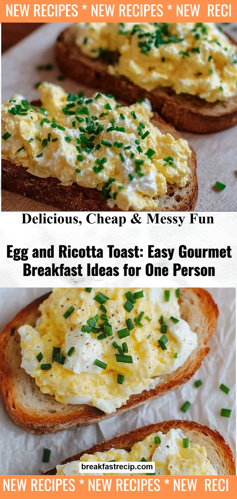 Egg and Ricotta Toast