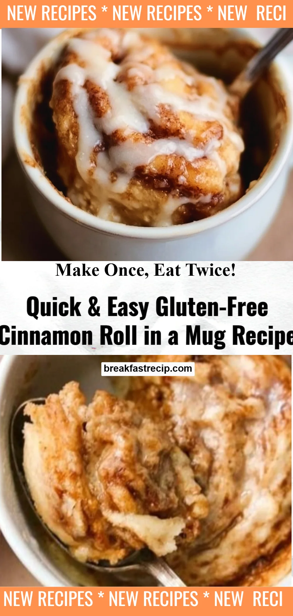 Gluten-Free Cinnamon Roll in a Mug 5 Gluten-Free Cinnamon Roll in a Mug