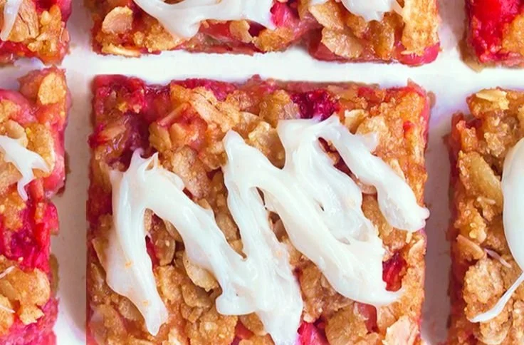 Healthy Strawberry Oatmeal Breakfast Bars 5 Healthy Strawberry Oatmeal Breakfast Bars