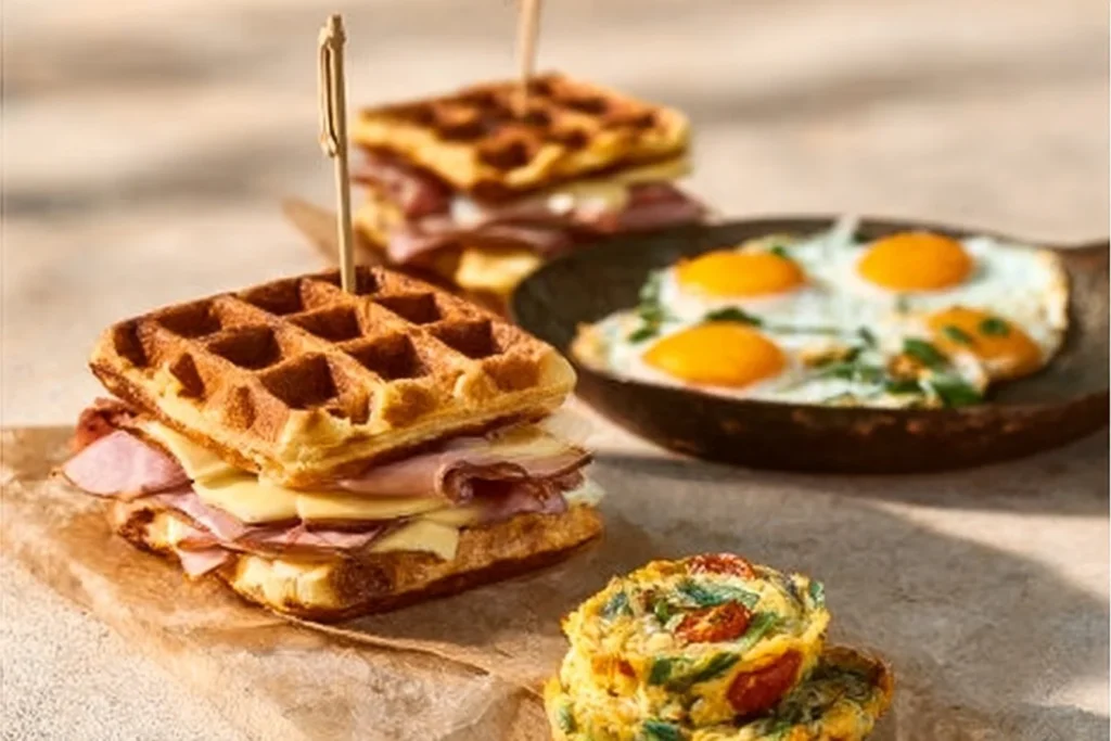 High-protein breakfast scramble with vegetables and eggs