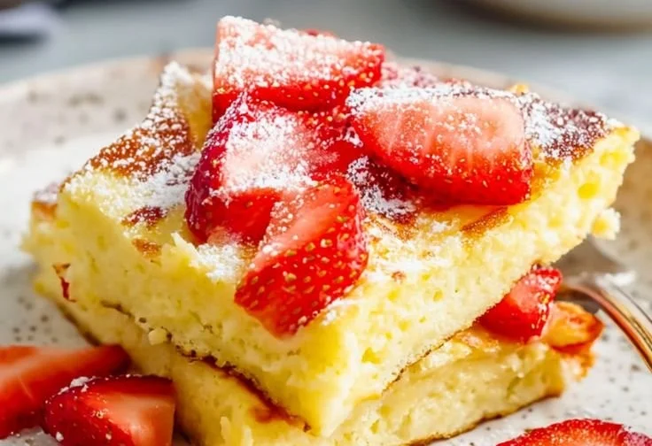 High Protein Cottage Cheese Oven Pancakes