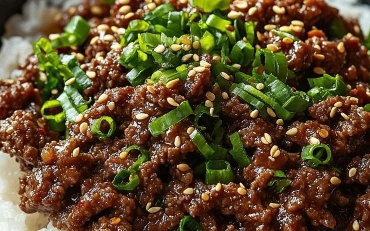 Korean Ground Beef Bowl 5 Korean Ground Beef Bowl