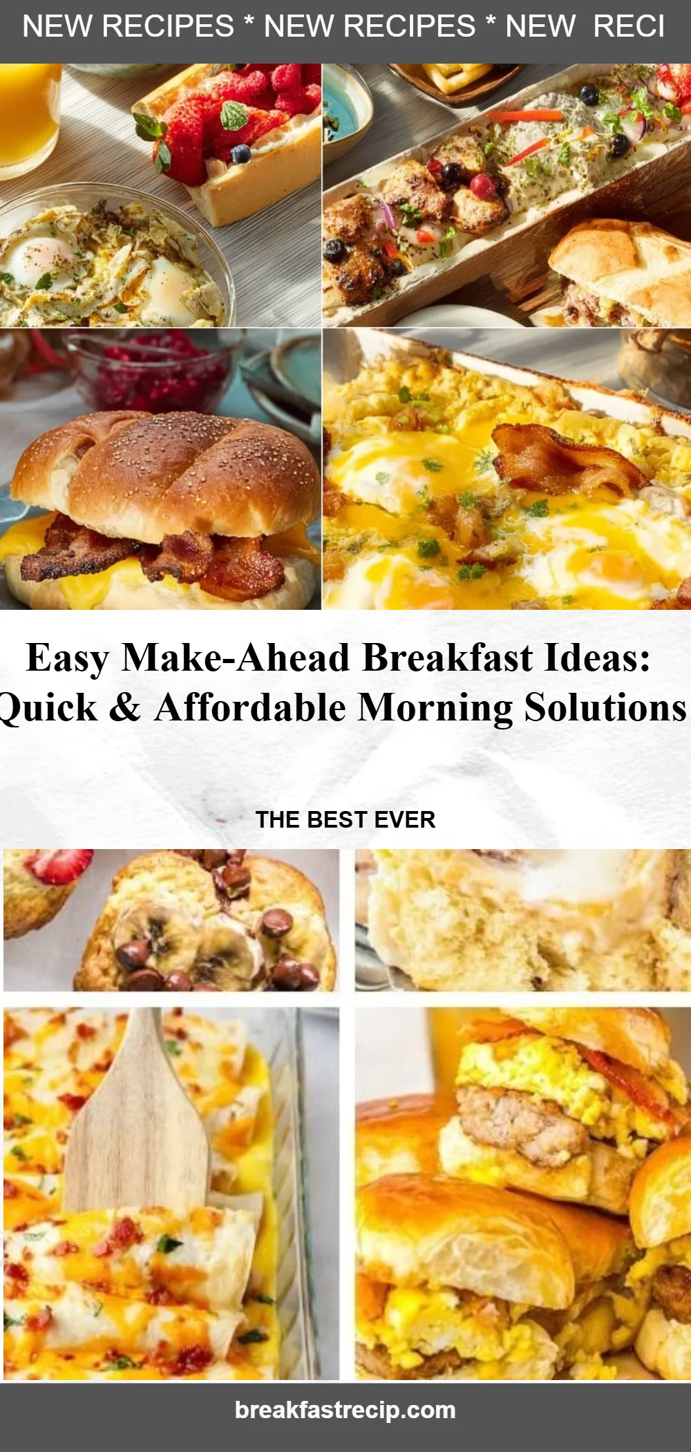 Make-Ahead Breakfast Ideas