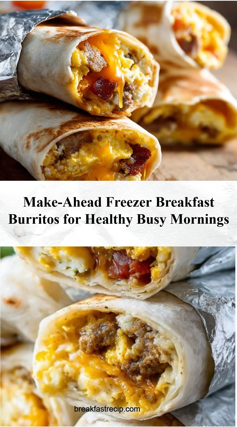 Make-Ahead Freezer Breakfast Burritos