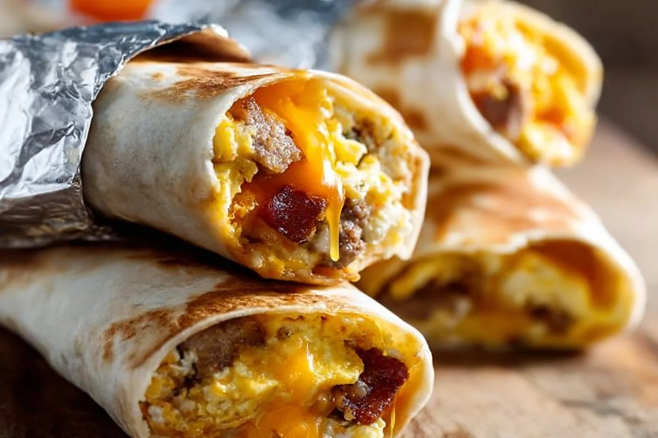 Make-Ahead Freezer Breakfast Burritos