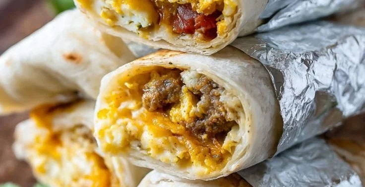 Make-Ahead Freezer Breakfast Burritos