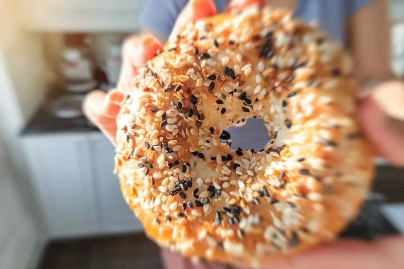 Protein Bagels with Cottage Cheese 6 Protein Bagels with Cottage Cheese