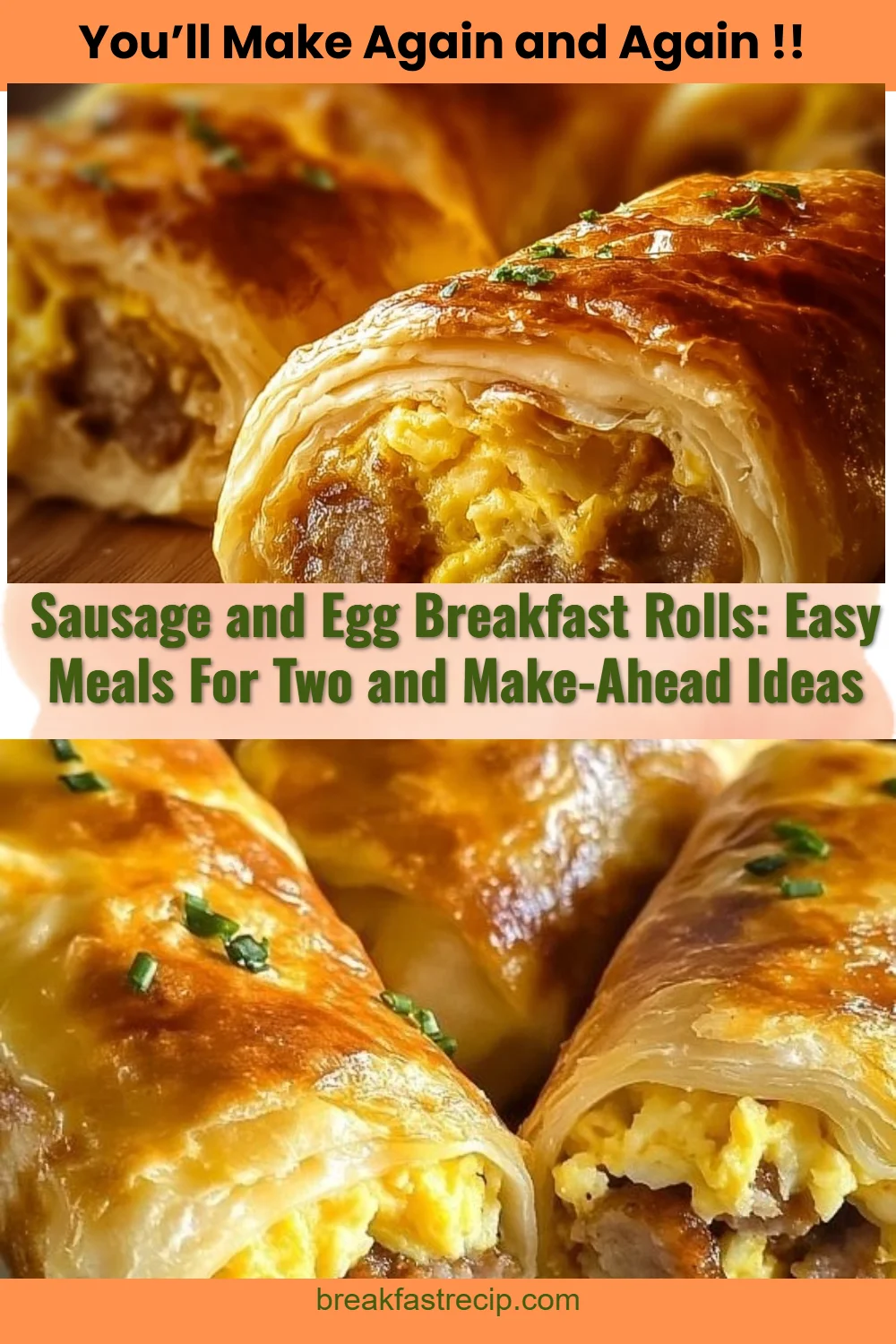Sausage and Egg Breakfast Rolls