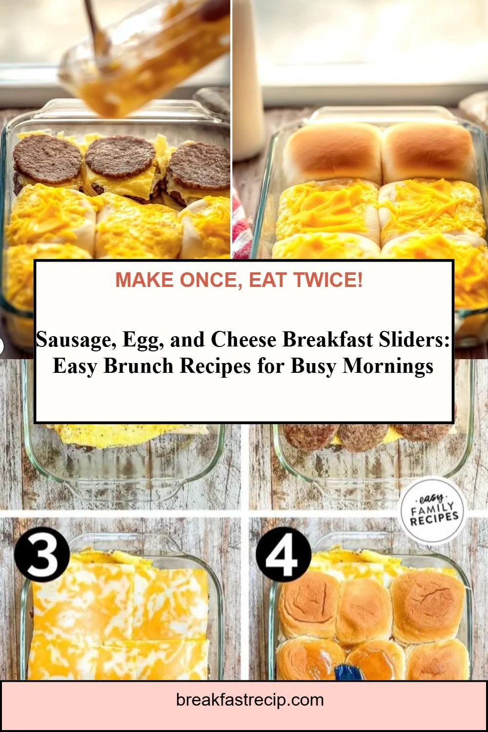 Sausage, Egg, and Cheese Breakfast Sliders