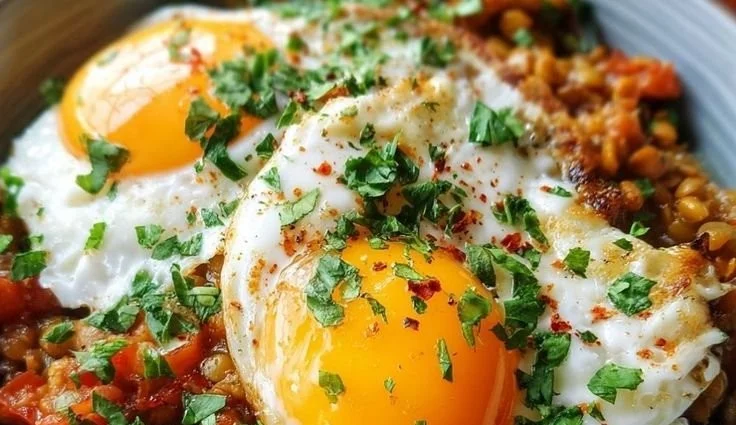 Savory Lentil Breakfast Bowl