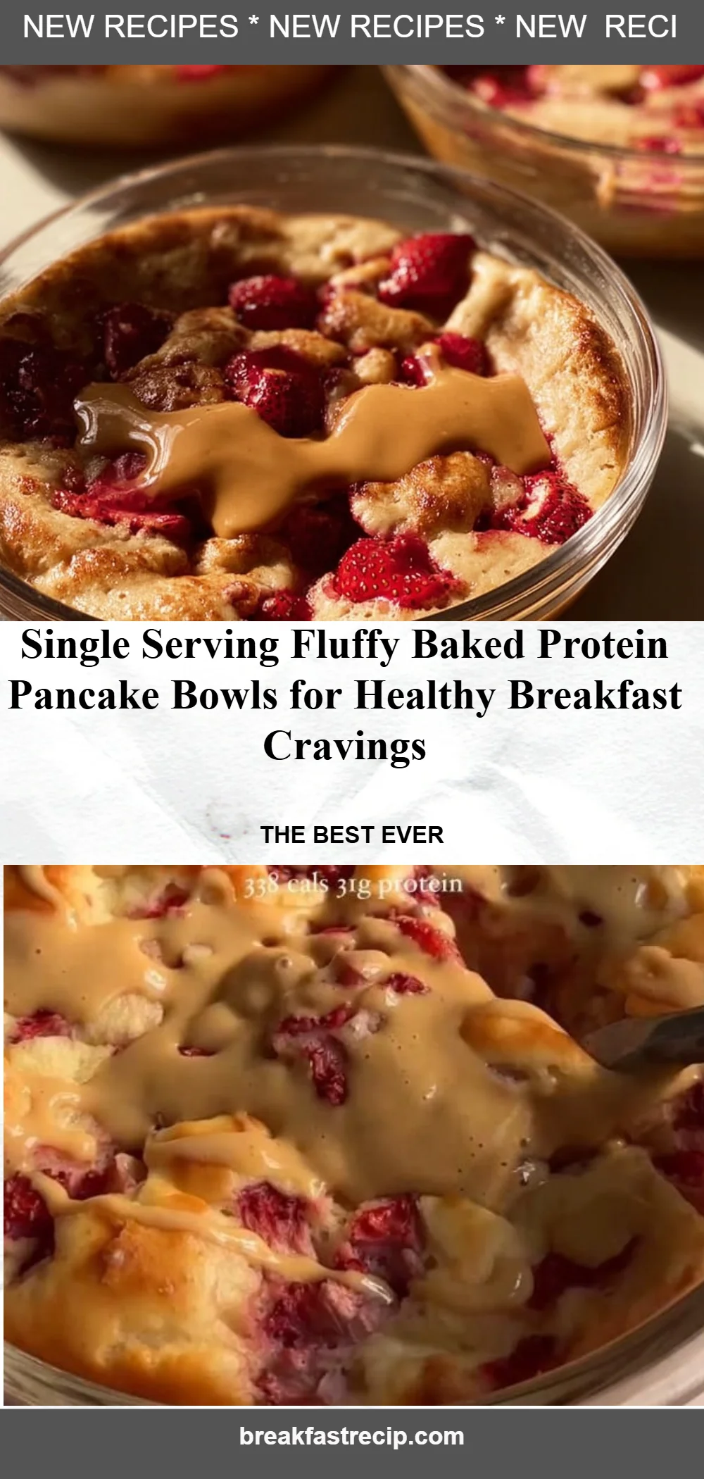 Single Serving Fluffy Baked Protein Pancake Bowls 6 Single Serving Fluffy Baked Protein Pancake Bowls
