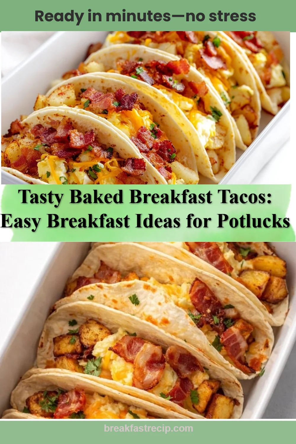 Tasty Baked Breakfast Tacos