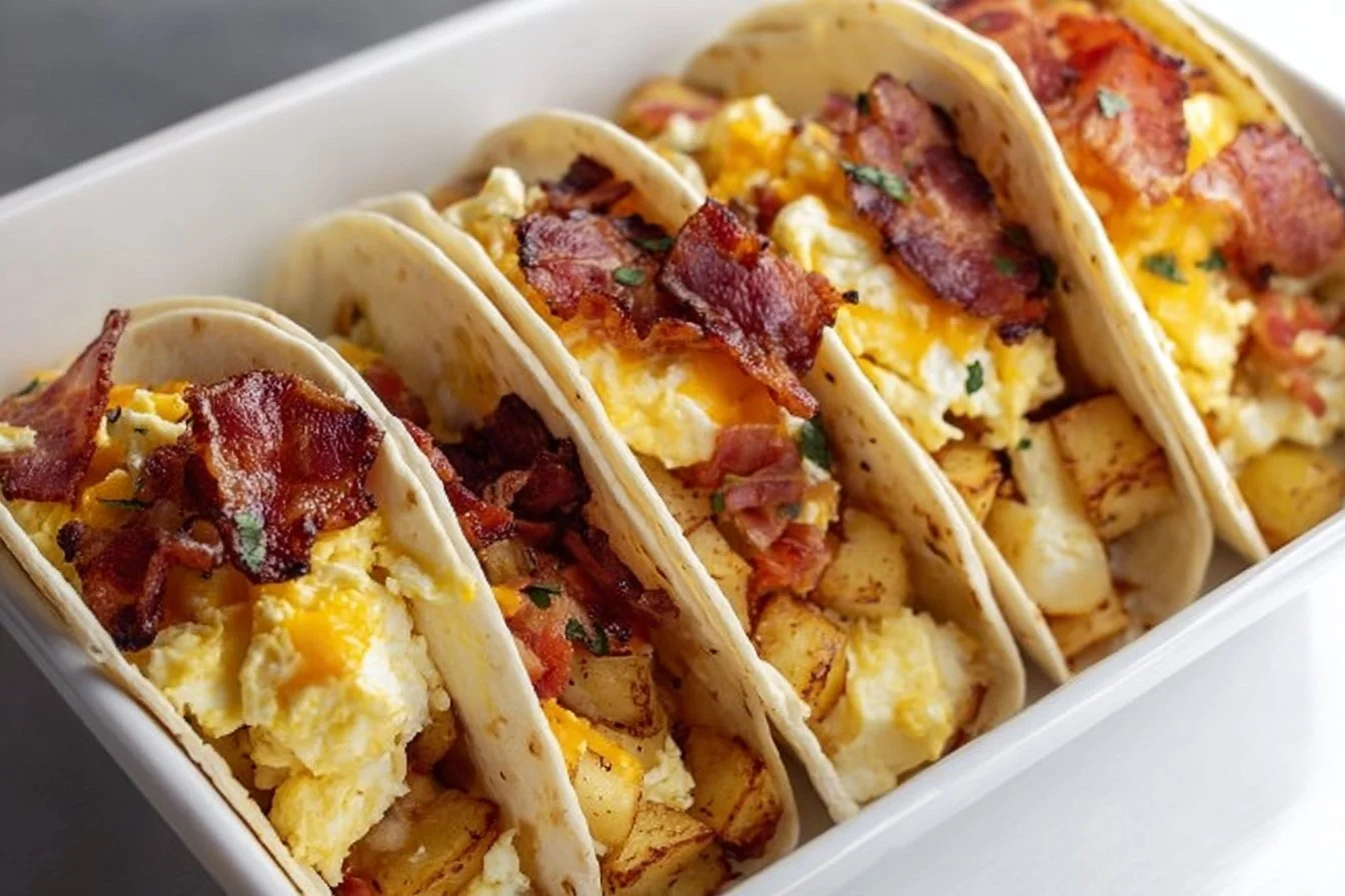 Tasty Baked Breakfast Tacos 5 Tasty Baked Breakfast Tacos