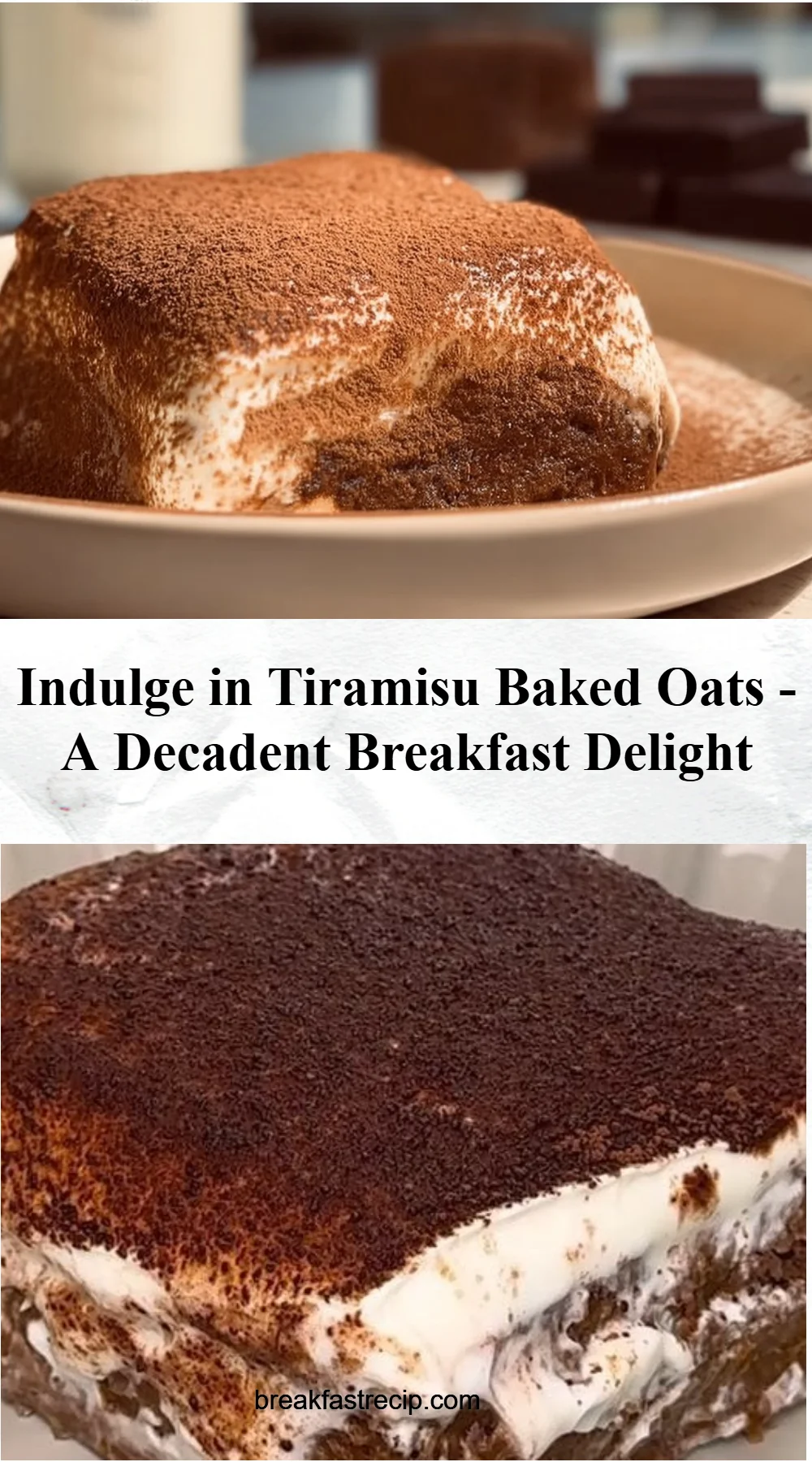 Tiramisu Baked Oats 5 Tiramisu Baked Oats